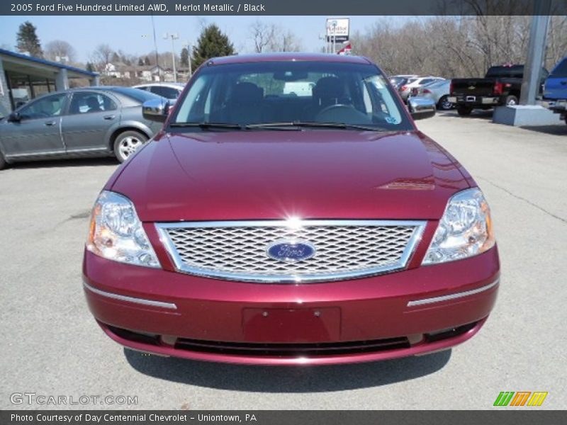 Merlot Metallic / Black 2005 Ford Five Hundred Limited AWD