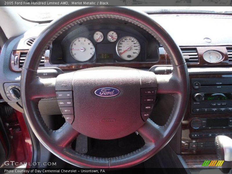 Merlot Metallic / Black 2005 Ford Five Hundred Limited AWD