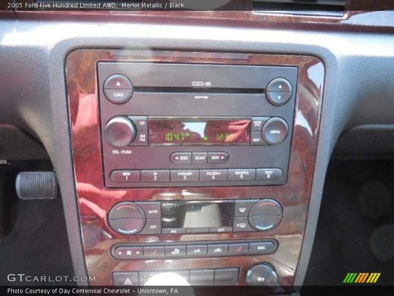 Merlot Metallic / Black 2005 Ford Five Hundred Limited AWD