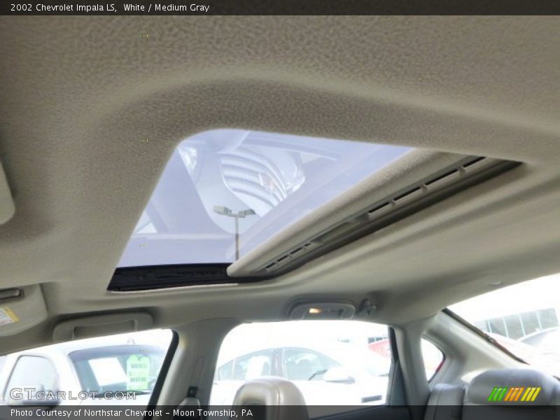 White / Medium Gray 2002 Chevrolet Impala LS