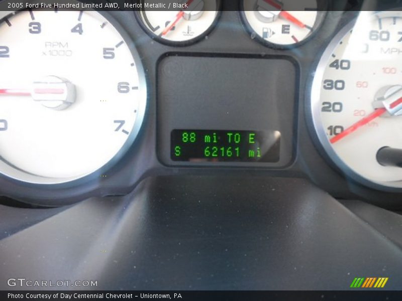 Merlot Metallic / Black 2005 Ford Five Hundred Limited AWD