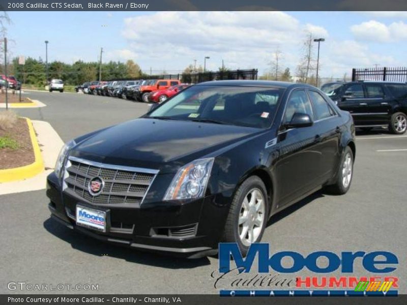 Black Raven / Ebony 2008 Cadillac CTS Sedan