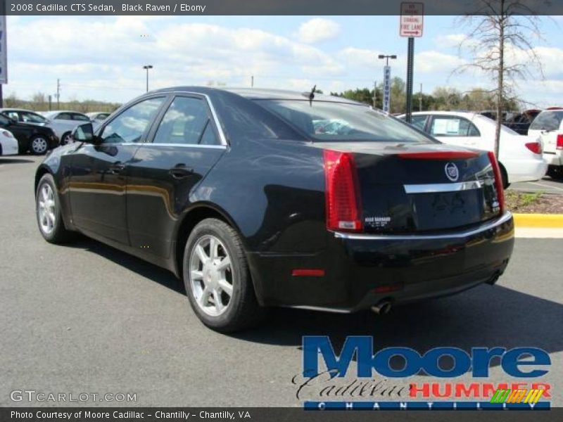 Black Raven / Ebony 2008 Cadillac CTS Sedan