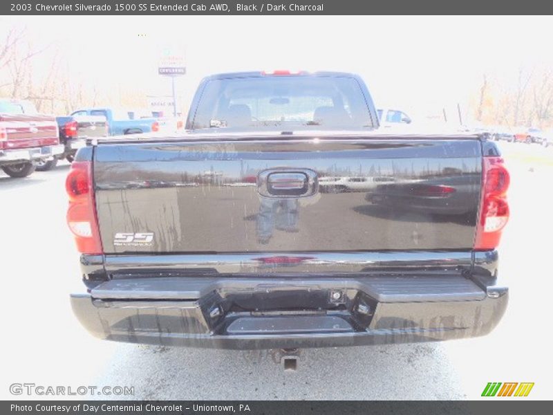 Black / Dark Charcoal 2003 Chevrolet Silverado 1500 SS Extended Cab AWD