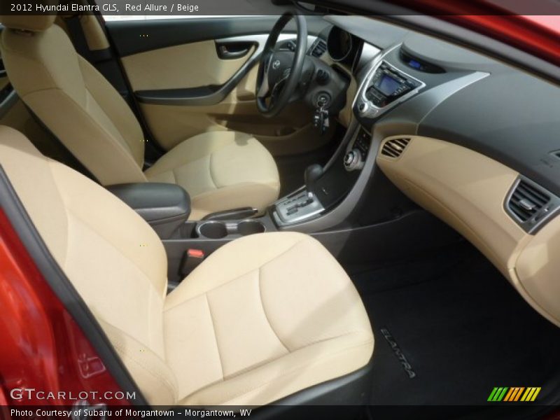 Red Allure / Beige 2012 Hyundai Elantra GLS