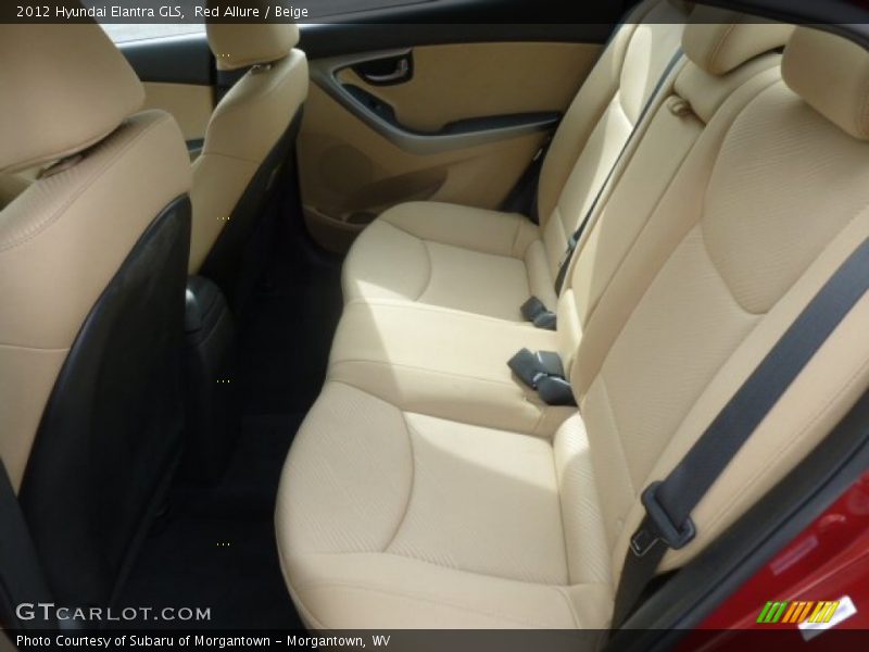 Red Allure / Beige 2012 Hyundai Elantra GLS