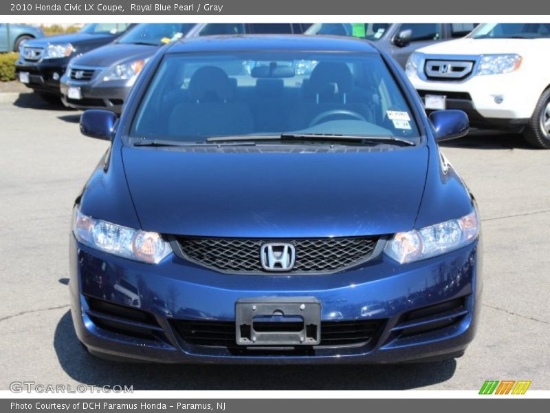 Royal Blue Pearl / Gray 2010 Honda Civic LX Coupe