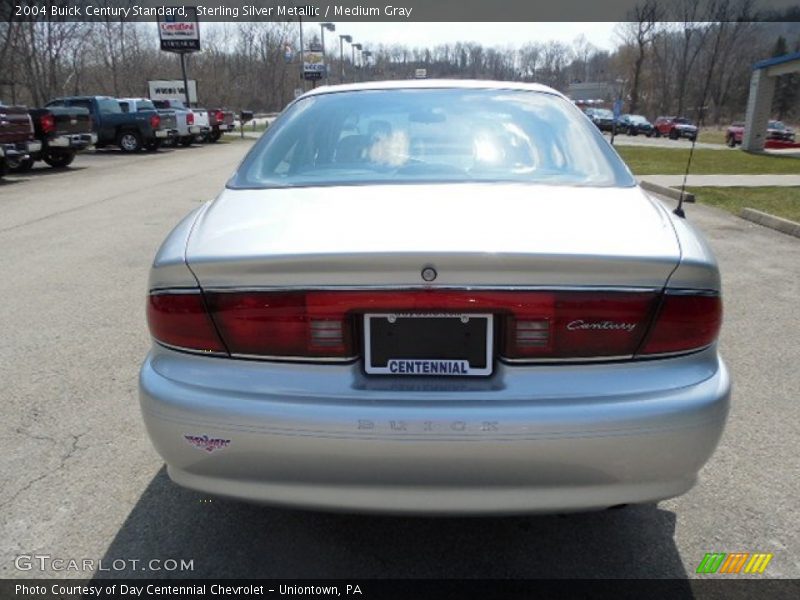 Sterling Silver Metallic / Medium Gray 2004 Buick Century Standard