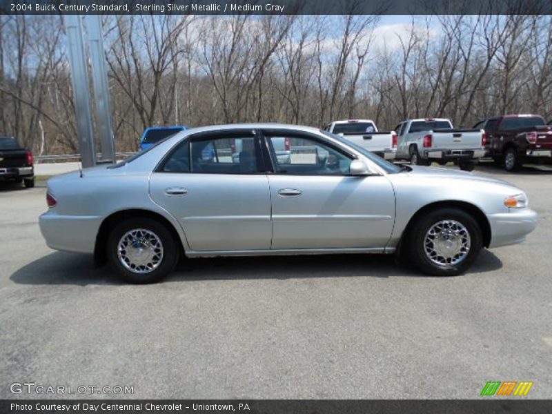 Sterling Silver Metallic / Medium Gray 2004 Buick Century Standard