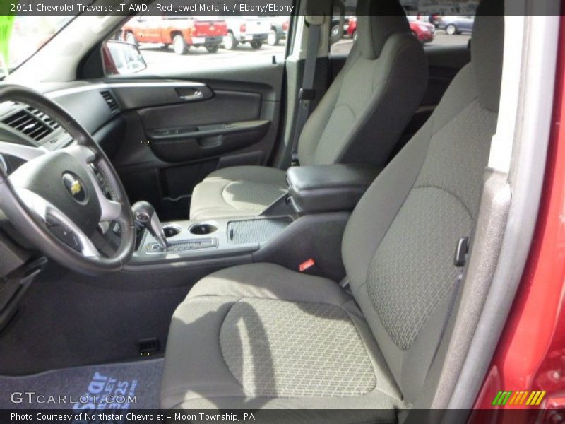 Red Jewel Metallic / Ebony/Ebony 2011 Chevrolet Traverse LT AWD