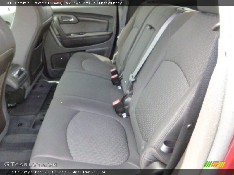 Red Jewel Metallic / Ebony/Ebony 2011 Chevrolet Traverse LT AWD