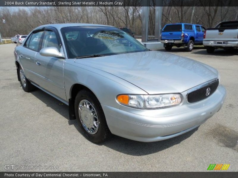 Sterling Silver Metallic / Medium Gray 2004 Buick Century Standard