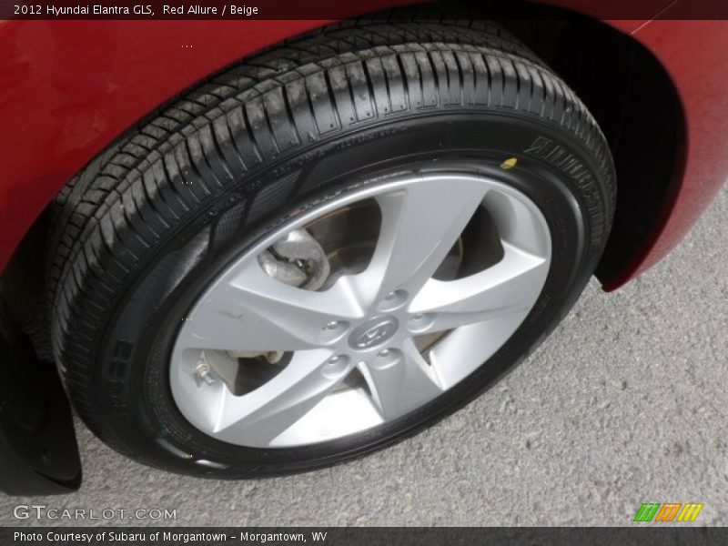 Red Allure / Beige 2012 Hyundai Elantra GLS