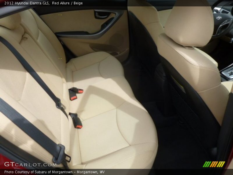 Red Allure / Beige 2012 Hyundai Elantra GLS