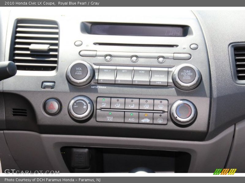 Royal Blue Pearl / Gray 2010 Honda Civic LX Coupe