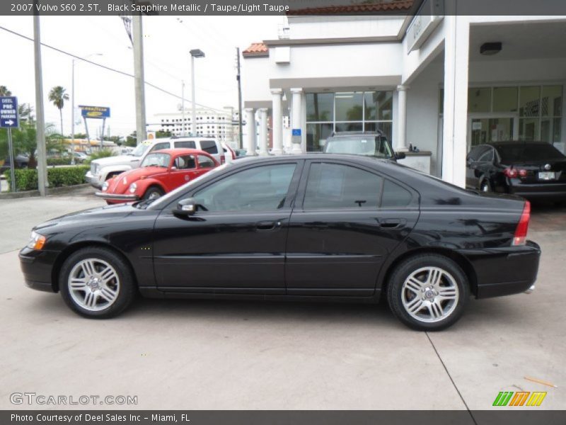 Black Sapphire Metallic / Taupe/Light Taupe 2007 Volvo S60 2.5T