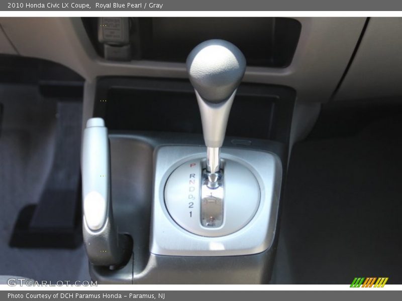 Royal Blue Pearl / Gray 2010 Honda Civic LX Coupe