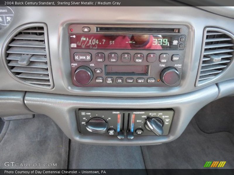 Sterling Silver Metallic / Medium Gray 2004 Buick Century Standard
