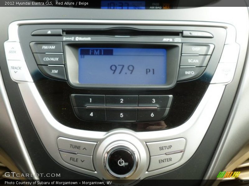 Red Allure / Beige 2012 Hyundai Elantra GLS