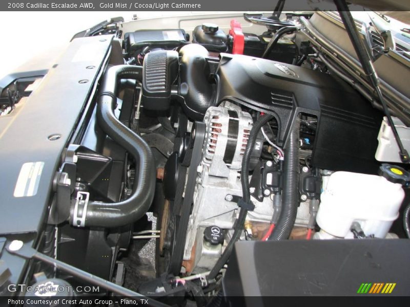 Gold Mist / Cocoa/Light Cashmere 2008 Cadillac Escalade AWD