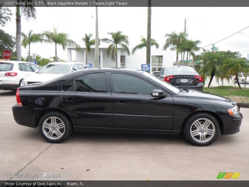 Black Sapphire Metallic / Taupe/Light Taupe 2007 Volvo S60 2.5T