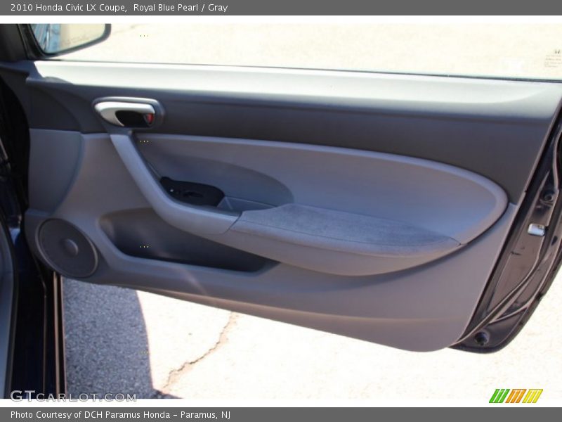Royal Blue Pearl / Gray 2010 Honda Civic LX Coupe