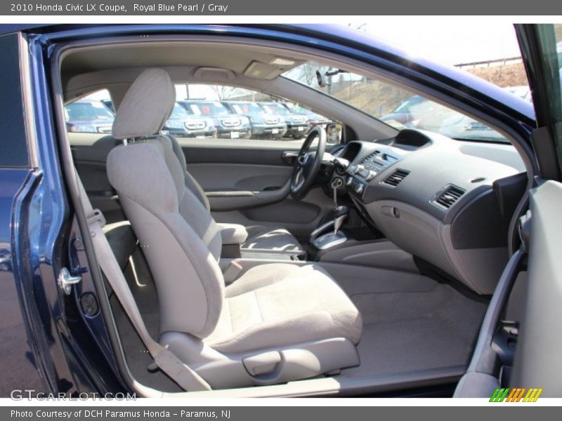 Royal Blue Pearl / Gray 2010 Honda Civic LX Coupe