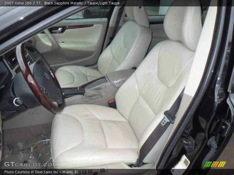 Black Sapphire Metallic / Taupe/Light Taupe 2007 Volvo S60 2.5T