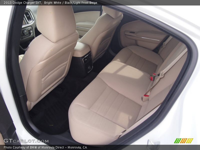 Bright White / Black/Light Frost Beige 2013 Dodge Charger SXT