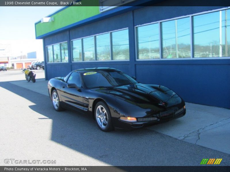 Black / Black 1998 Chevrolet Corvette Coupe