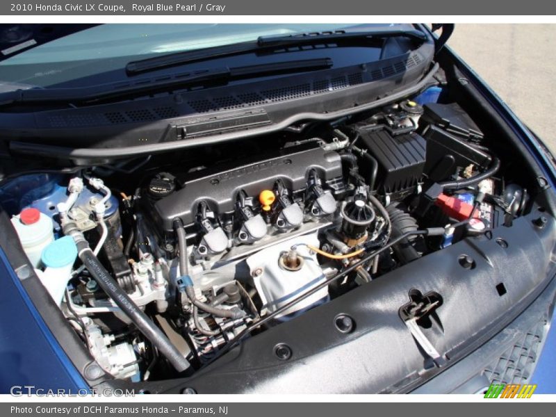 Royal Blue Pearl / Gray 2010 Honda Civic LX Coupe