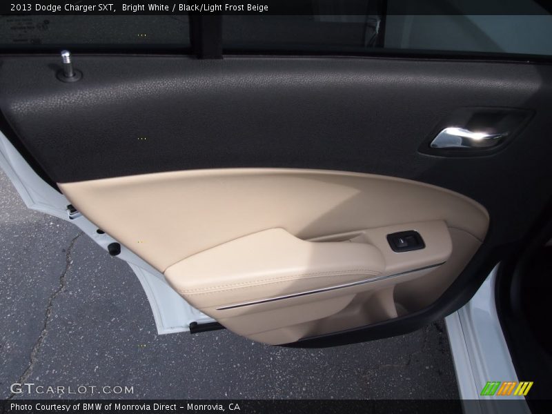 Bright White / Black/Light Frost Beige 2013 Dodge Charger SXT
