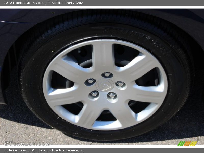 Royal Blue Pearl / Gray 2010 Honda Civic LX Coupe