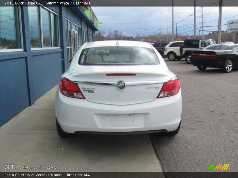 Summit White / Cashmere 2011 Buick Regal CXL