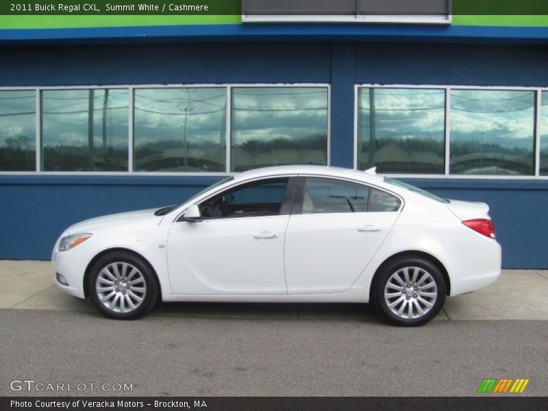 Summit White / Cashmere 2011 Buick Regal CXL