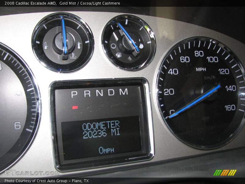 Gold Mist / Cocoa/Light Cashmere 2008 Cadillac Escalade AWD