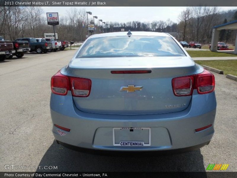 Silver Topaz Metallic / Jet Black 2013 Chevrolet Malibu LT