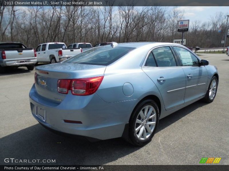 Silver Topaz Metallic / Jet Black 2013 Chevrolet Malibu LT