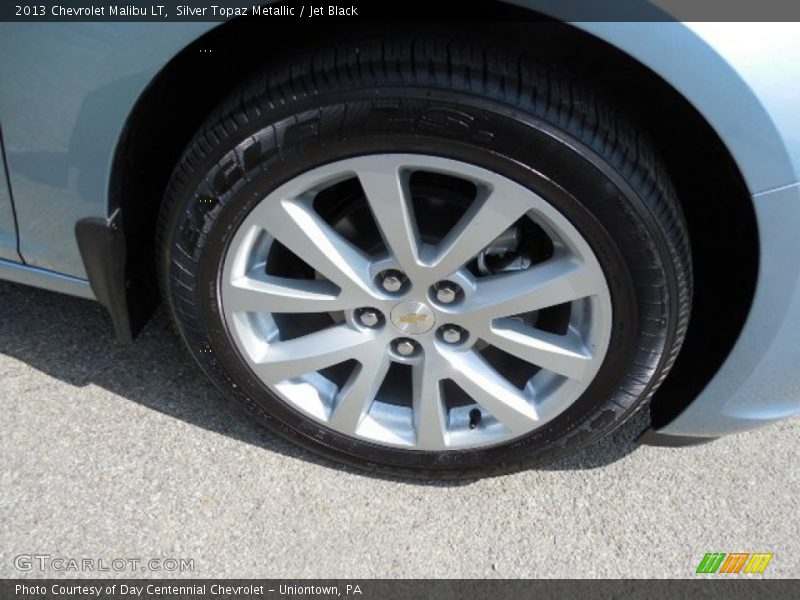 Silver Topaz Metallic / Jet Black 2013 Chevrolet Malibu LT
