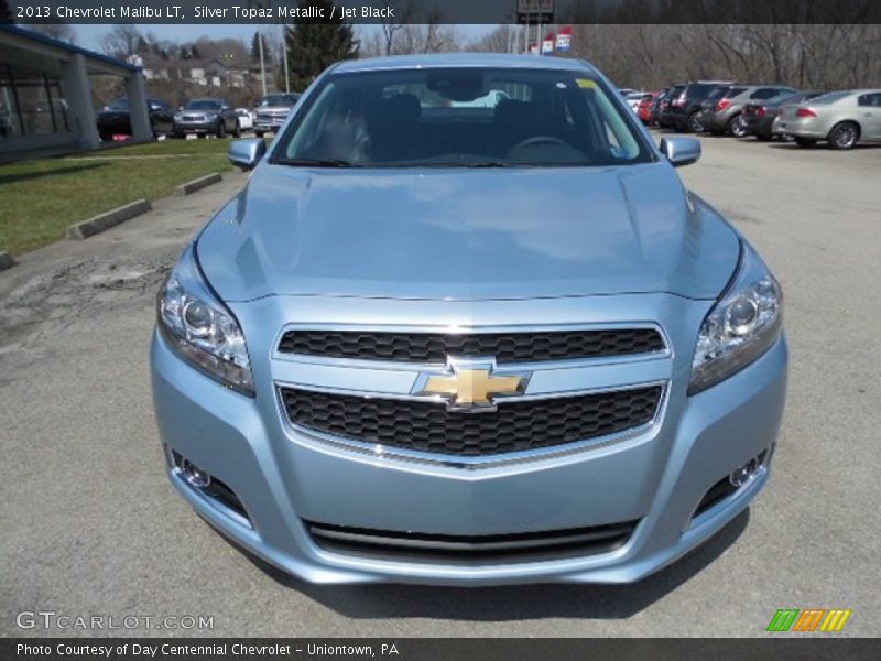 Silver Topaz Metallic / Jet Black 2013 Chevrolet Malibu LT