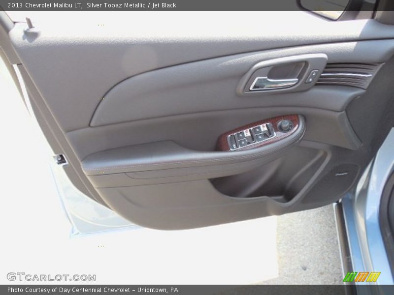 Silver Topaz Metallic / Jet Black 2013 Chevrolet Malibu LT