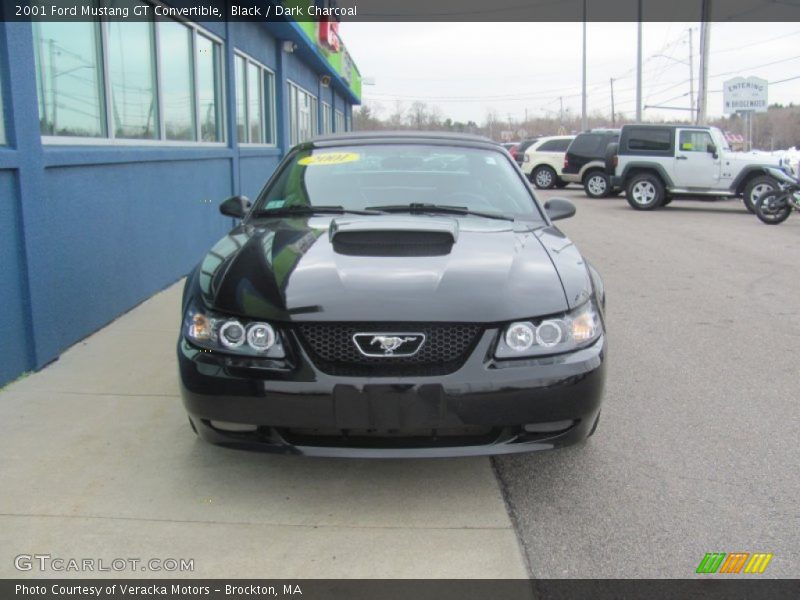 Black / Dark Charcoal 2001 Ford Mustang GT Convertible