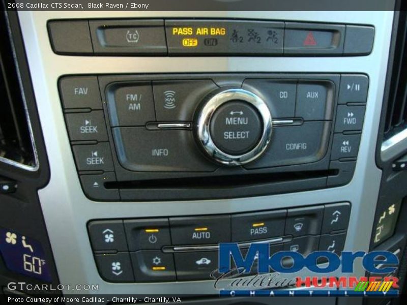 Black Raven / Ebony 2008 Cadillac CTS Sedan