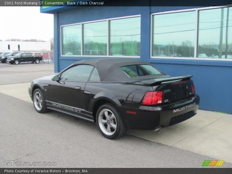 Black / Dark Charcoal 2001 Ford Mustang GT Convertible