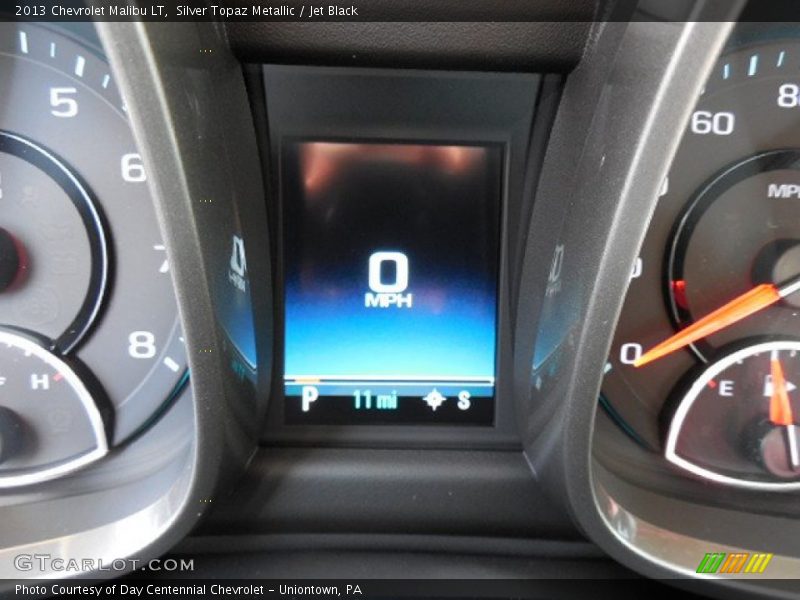 Silver Topaz Metallic / Jet Black 2013 Chevrolet Malibu LT