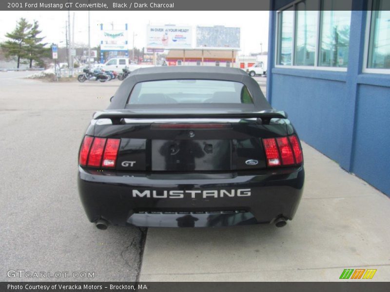 Black / Dark Charcoal 2001 Ford Mustang GT Convertible