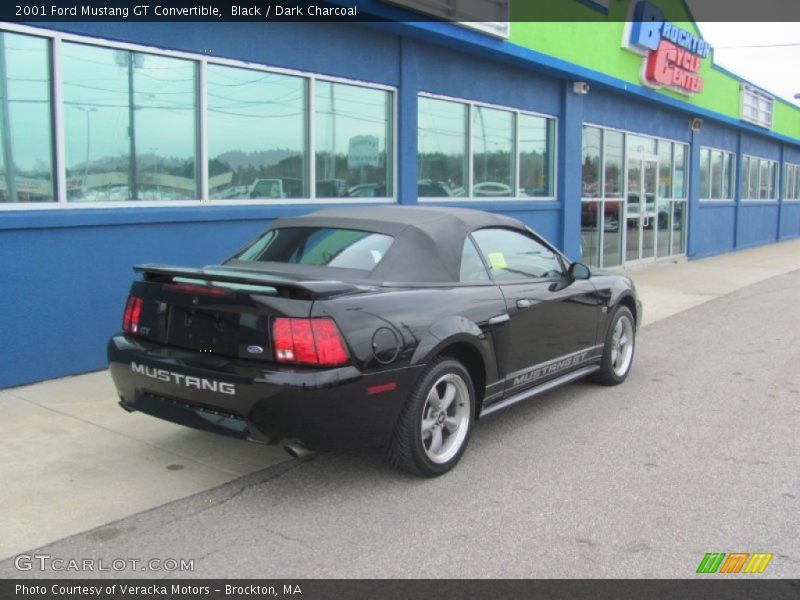 Black / Dark Charcoal 2001 Ford Mustang GT Convertible