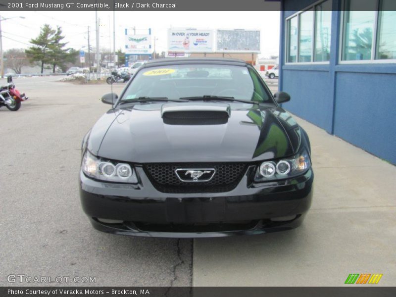 Black / Dark Charcoal 2001 Ford Mustang GT Convertible