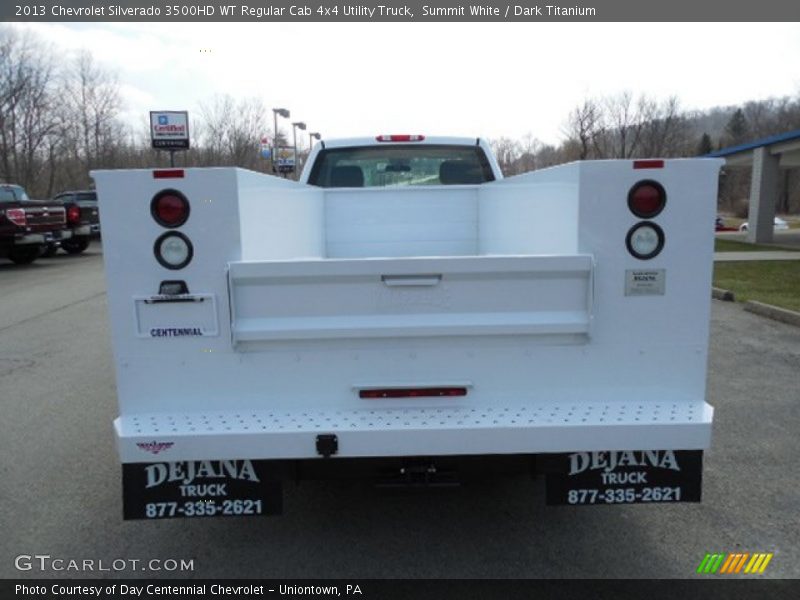 Summit White / Dark Titanium 2013 Chevrolet Silverado 3500HD WT Regular Cab 4x4 Utility Truck