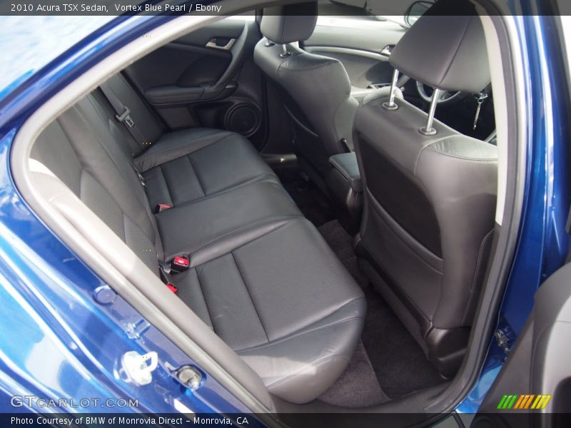 Vortex Blue Pearl / Ebony 2010 Acura TSX Sedan
